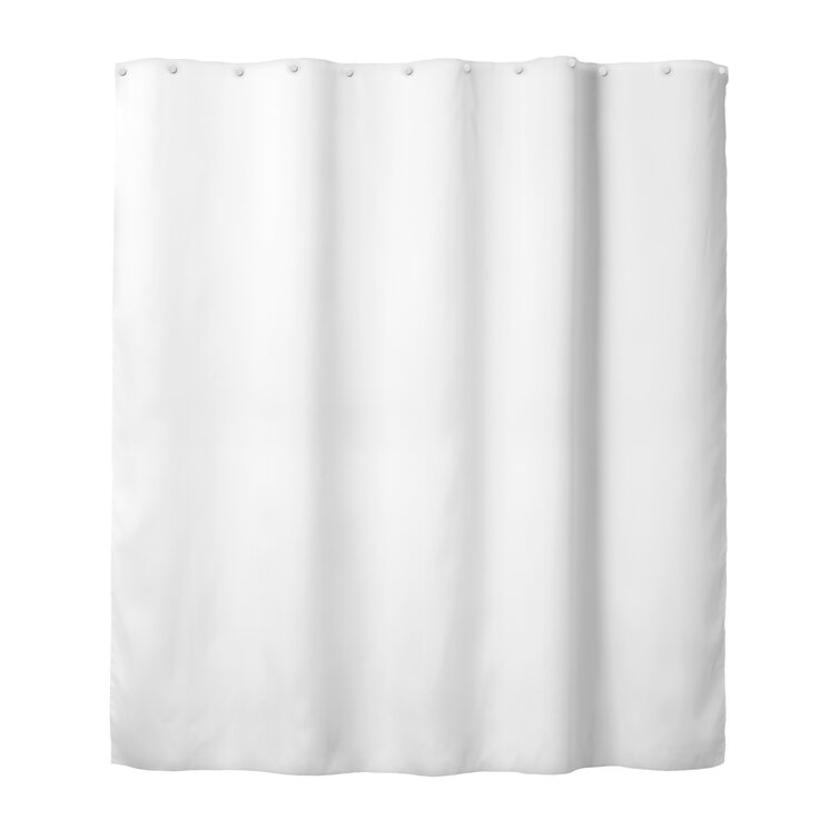 Hookless Snap PEVA Single Hookless Shower Curtain Liner & Reviews Wayfair